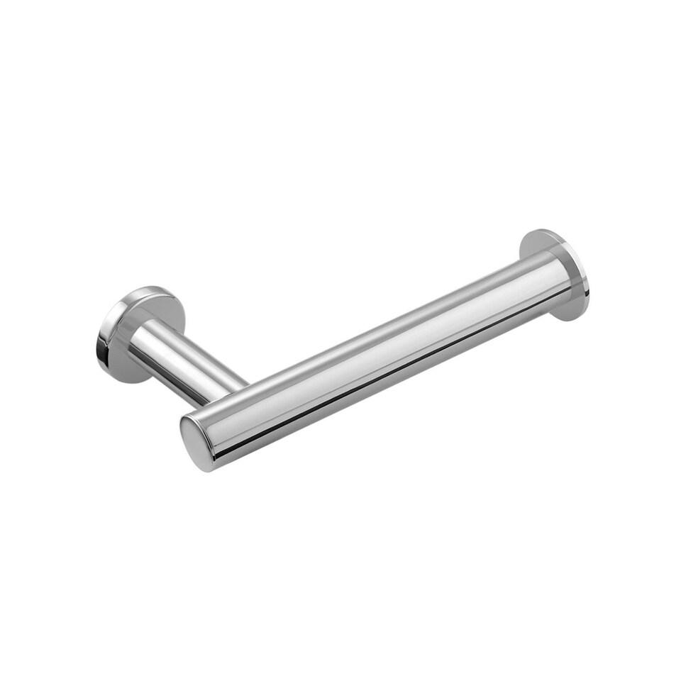image 1 of Cosmic Wall Mounted Toilet Roll Holder with Metal for Bathroom Silver 16 cm