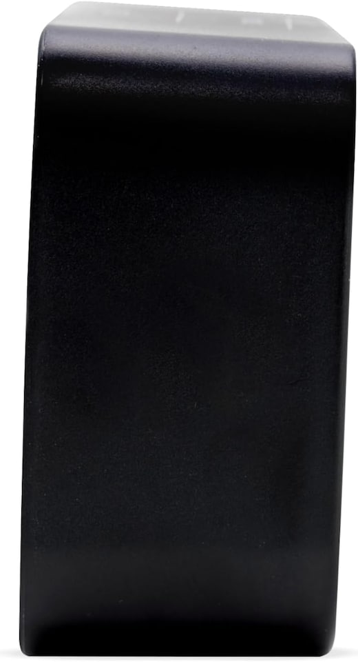 image 1 of Acctim Silas LED Wireless Alarm Clock, 2-inch Display with Adjustable Volume and Brightness | Black | Black/Red