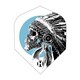 image 2 of Harrows Prime Jonny Dart Flights (Pack of 3) | White | White/Black/Blue | One Size | 1