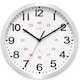 image 1 of Acctim Century Wall Clock Radio Controlled Brushed Aluminium 12/24 Hour Dial Energy Efficient 25cm