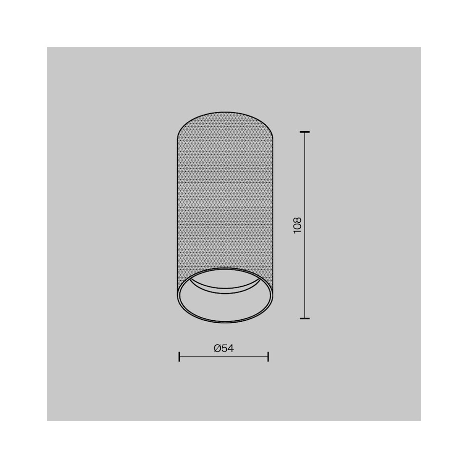 image 1 of Artisan Surface Mounted Downlight Matte Gold 1xGU10