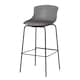 image 2 of Helena Barstool with Footrest in White