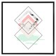 image 2 of Geometric overlays (Picture Frame) Grey | M