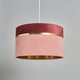 image 4 of BHS Violet 40cm Mixed Fabric Easyfit Shade, Pink
