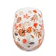 image 2 of Something Different Autumn Leaves And Pumpkins Stemless Wine Glass - Orange/Red - One Size