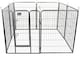 image 2 of Actiaspet - Heavy Duty 8-Panel Metal Playpen with Door, Large 100cm Height