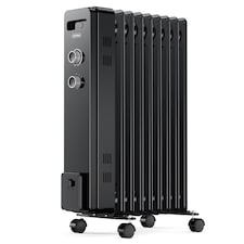 VonHaus Oil Filled Radiator 9 Fin Portable Electric Heater