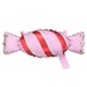 image 1 of Pink Candy Stripe Sweet Mini Air Fill Foil Balloon 40cm / 15 in - Pack of 5 | Pink
