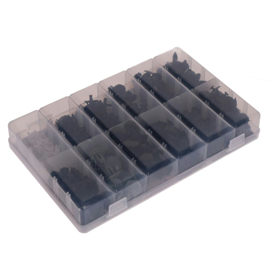 image 1 of Volvo Trim Clips Rivets Retaining Retainer Grommet Clip 350pc Assortment Fixings