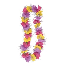 Dazzle Luau/Beach Party Garland - Purple/Pink/Yellow - One Size