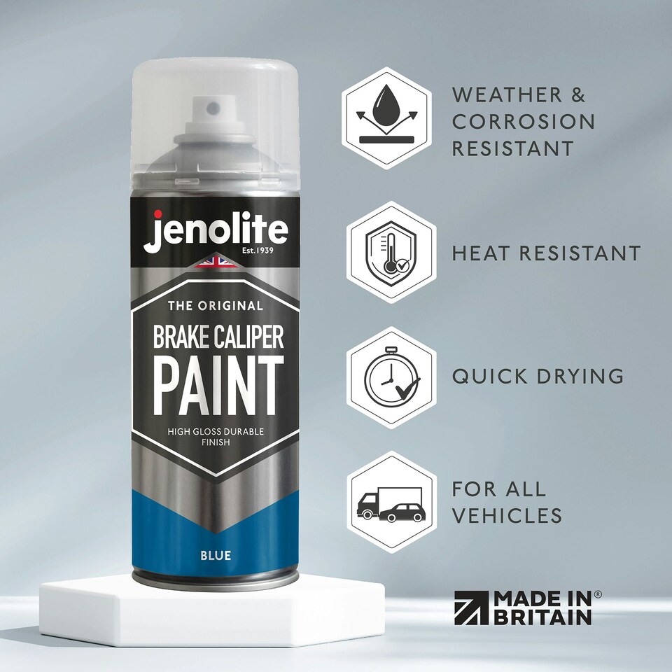 image 1 of Jenolite High Gloss Brake Caliper Paint - Blue - 400ml - 2-Pack