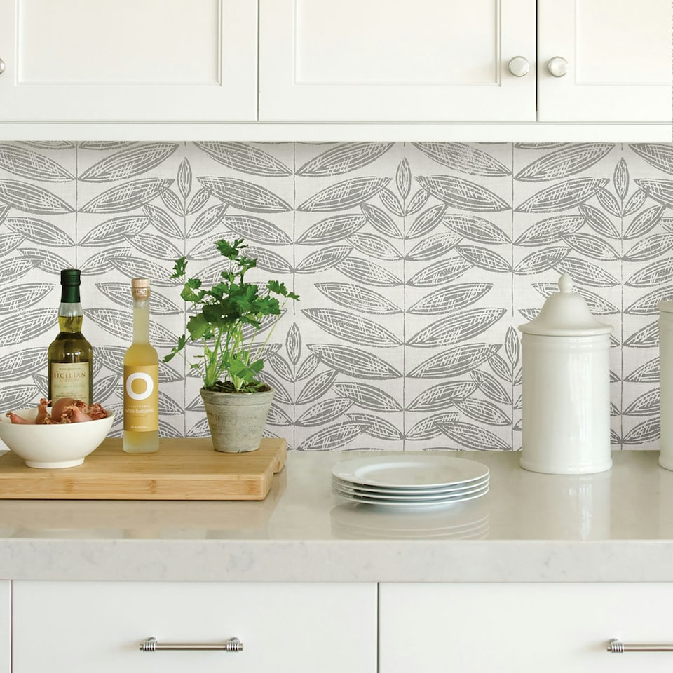 image 1 of NuWallpaper NUS3263 Terrain Peel & Stick Wallpaper, Grey Multi