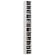 image 1 of HOMCOM 204 CD Storage Tower, Tall Bookcase Bookshelf with 12 Cubes, White