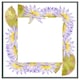 image 4 of Gold & purple flowers (Picture Frame) Brown | Oak | L
