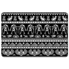 Heiroglyphs on Black (Placemat)