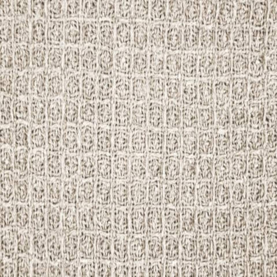 image 1 of Waffle Collection Recycled Cotton Throw in Ivory (90" x 100")