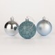 image 1 of Set of 9 Light Blue 5cm Baubles (PVC)
