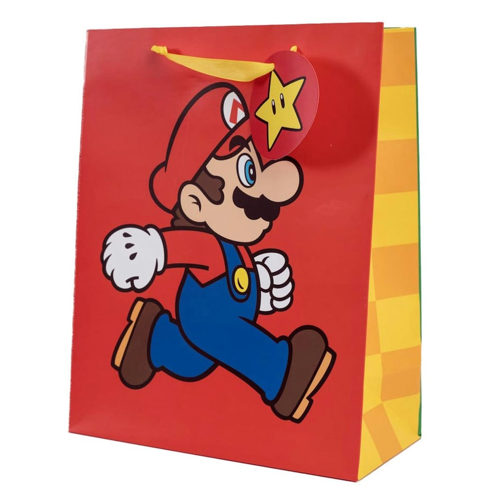 image 1 of Super Mario Gift Bag - Multicoloured - M