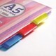 image 1 of Silvine A5 project book 200 pages with 3 part dividers lined spiral book