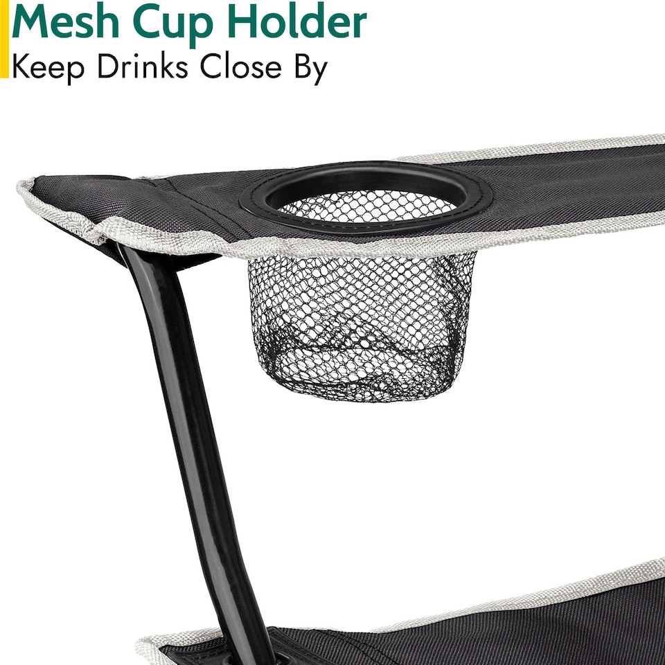 image 1 of Folding Camping Chair - Black