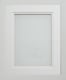 image 1 of Frame Company Allington White Picture Frame 8x8 Inch with Double White Mount for 6x6 inch print (Overall Frame Size 243 x 243 mm)