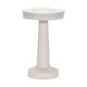 image 1 of ValueLights Talence White Dimmable Table Lamp and Integrated Bulb