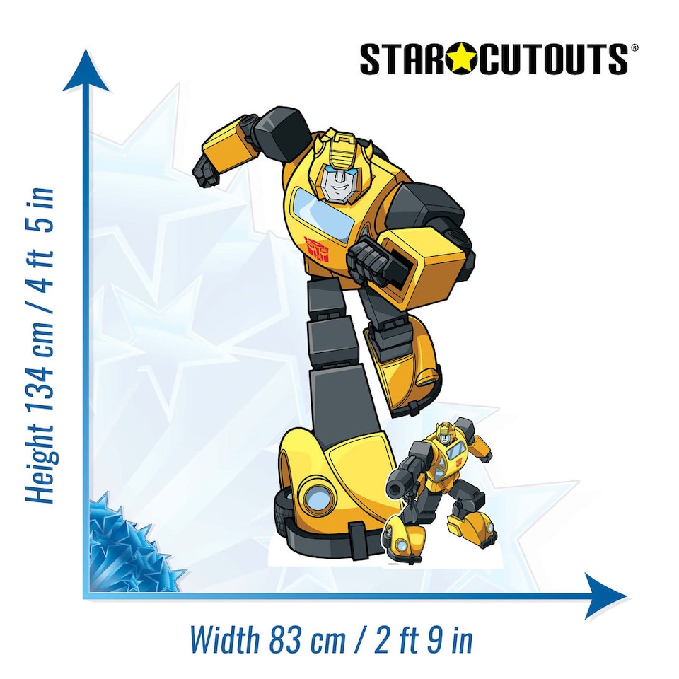 image 1 of Bumblebee Transformers Animation Lifesize Cardboard Cutout 134cm