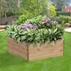 image 1 of Greena Pentagonal Wooden Raised Bed 45 cm High, 90cm each side