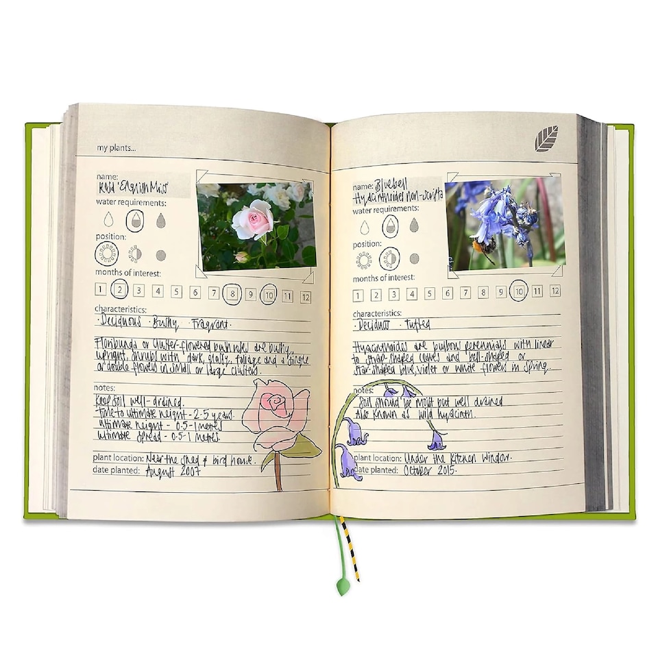 image 1 of Suck UK Garden Journal - Plant Diary & Planner Notebook