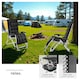 image 4 of Sun Lounger Cloud - folding, adjustable backrest and footrest - Per Piece Black