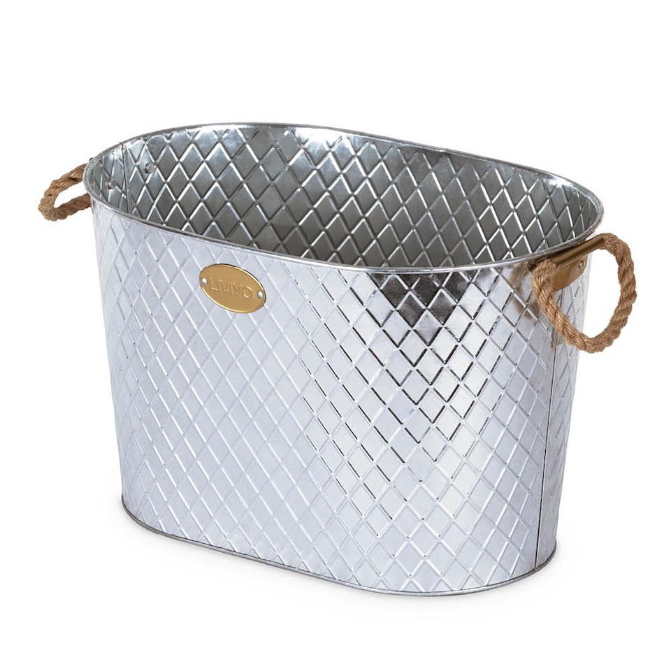 image 1 of Polished Steel Ice Bucket