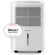 Pro Breeze 12L Low Energy Dehumidifier with Built-in Humidistat