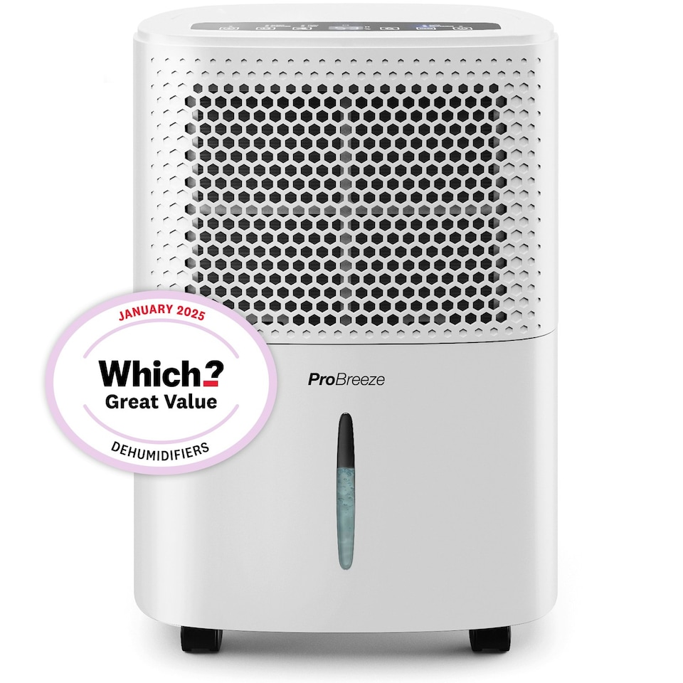 image 1 of Pro Breeze 12L Low Energy Dehumidifier with Built-in Humidistat