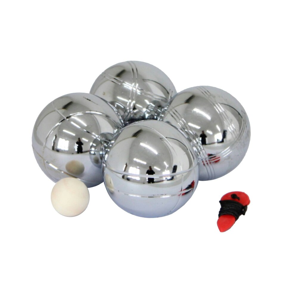image 1 of Oypla 8pc French Boules Petanque Balls Garden Game Set with Carry Case