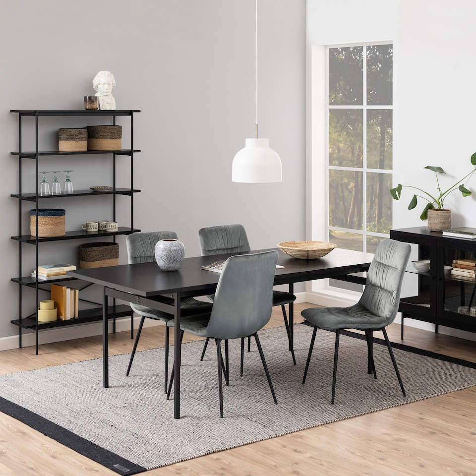 image 1 of Angus Dining Table in Black