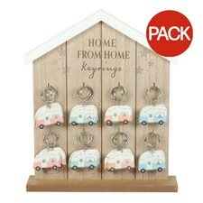 Something Different Home from Home Caravan Keyring Set (Pack of 32) - Multicoloured - One Size
