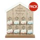 image 1 of Something Different Home from Home Caravan Keyring Set (Pack of 32) - Multicoloured - One Size
