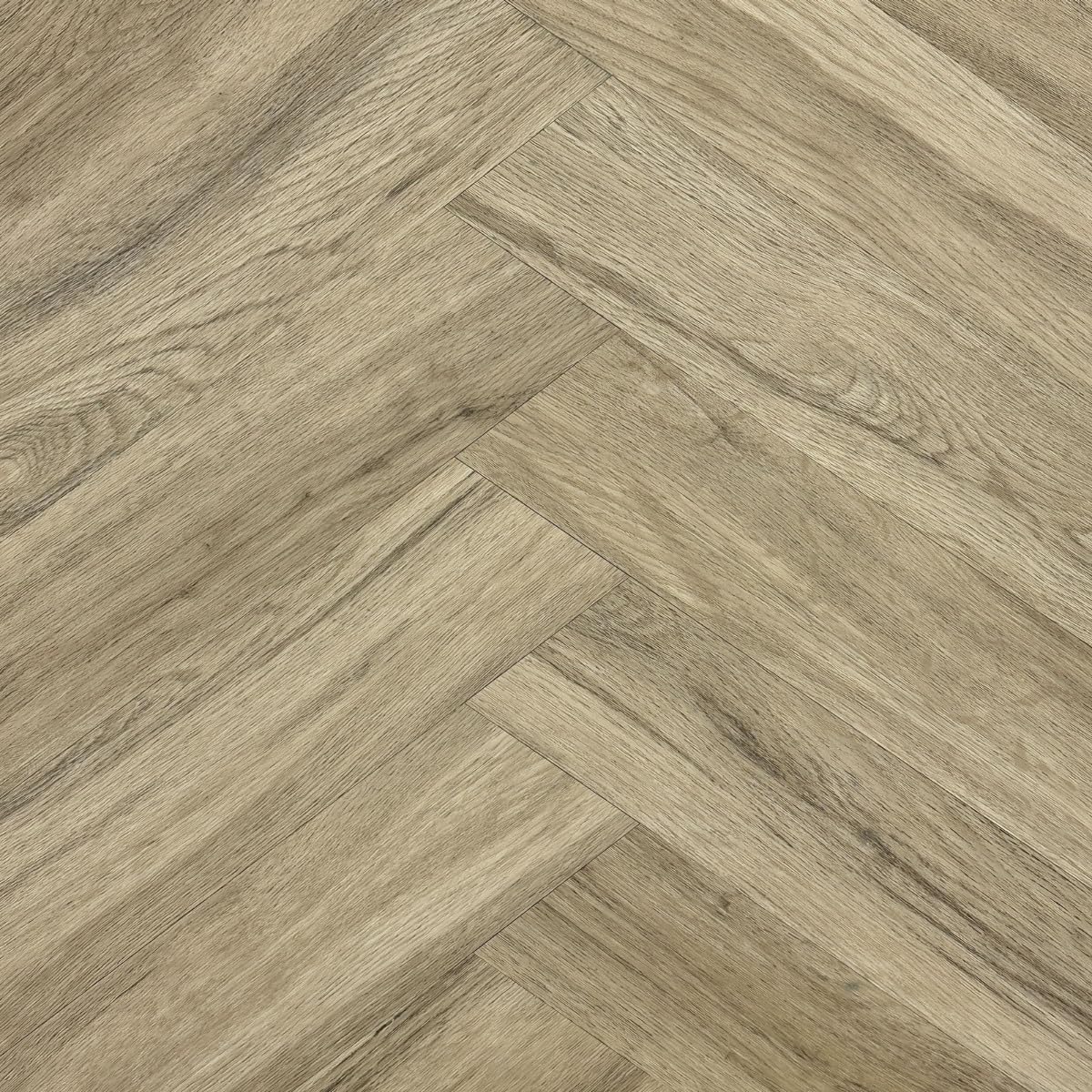 Limed Wood Effect Glue Down LVT Flooring - Herringbone(2.5mm) For Domestic & Commercial Use 1.36m² Per Pack