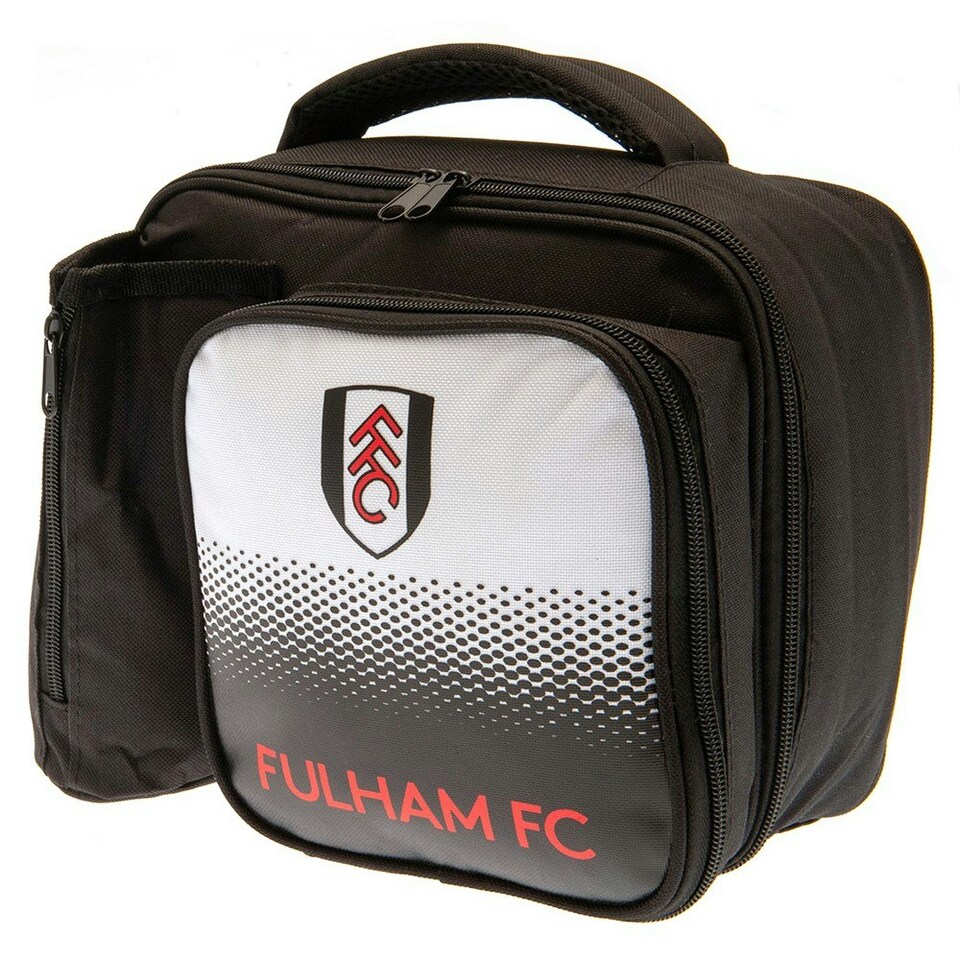 image 1 of Fulham FC Fade Lunch Bag - Black/White - One Size