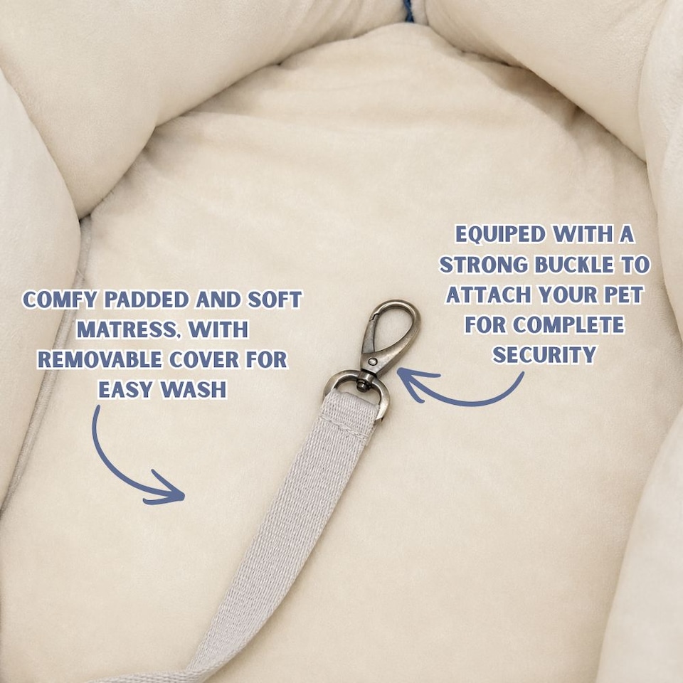 image 1 of Tails of Glory Cocoon Bag Blue Small