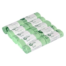 All-Green 6 Litre Compostable Food Waste Bin Liners - 10 Rolls