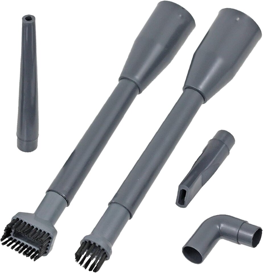 image 1 of SPARES2GO Complete Micro Tool Kit Mini Attachments Set Compatible with Numatic Henry Hetty Vacuum Cleaner 32mm PC Desk Car