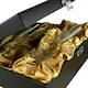 image 3 of Moet & Chandon Brut Imperial Champagne and Flutes in Wooden Hinged Presentation Box 75cl 12.5% abv