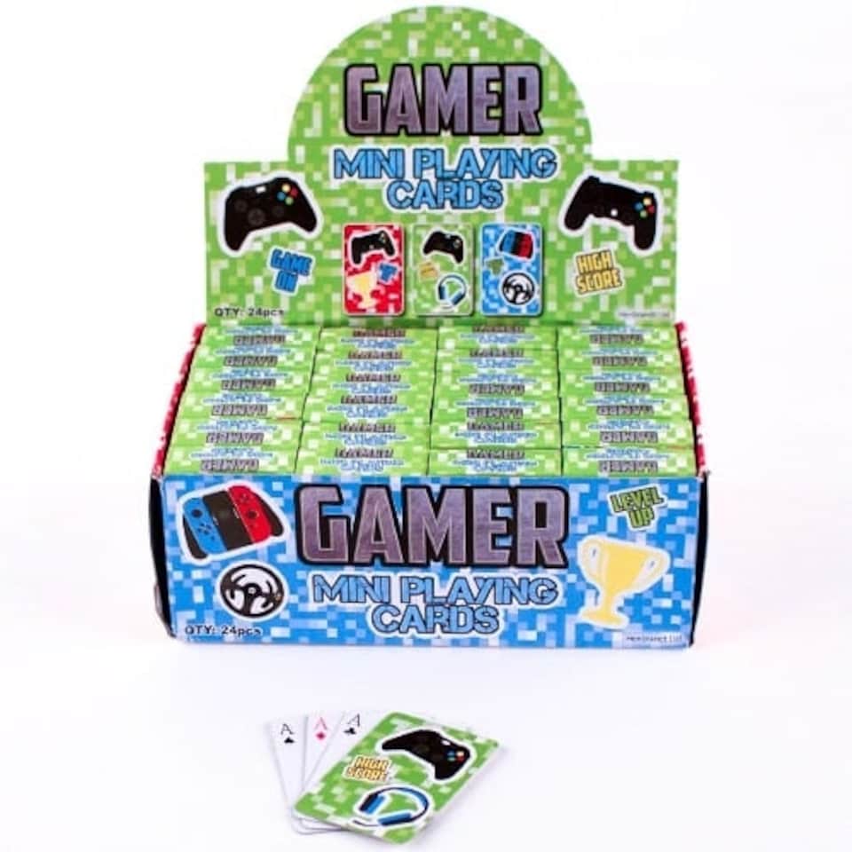 Gamer Mini Playing Cards - 24 Packs
