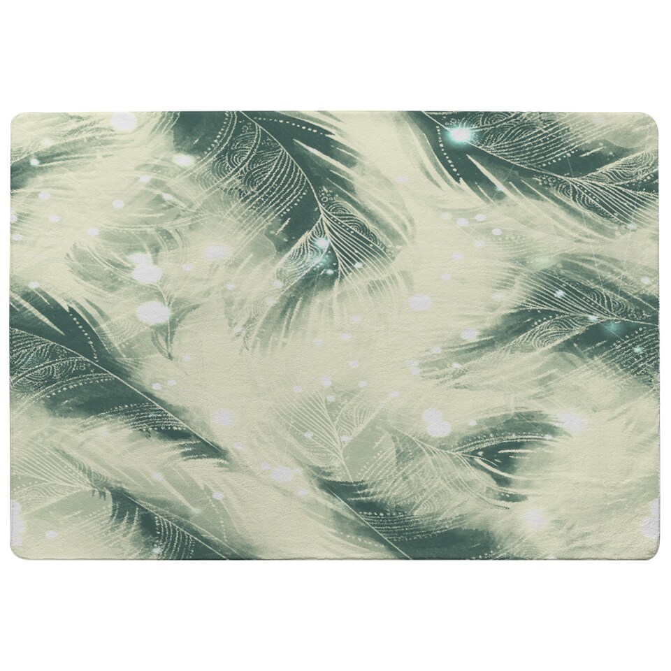 image 1 of Feathers Fantastic Birds With Decorative Ornaments Rug | Multi