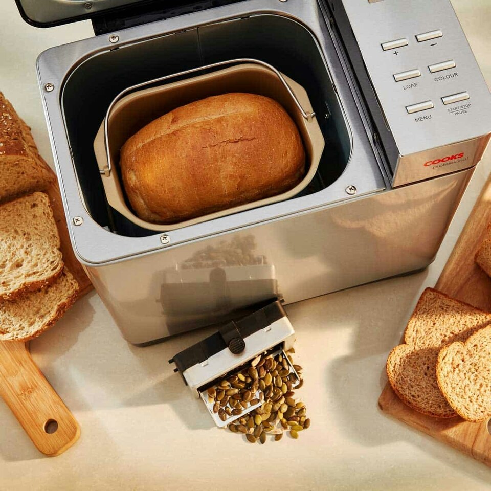 image 1 of Cooks Professional Bread Maker with Fruit and Seed Dispenser