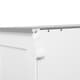 image 9 of kleankin Freestanding Bathroom Cabinet, Storage Cupboard with 2 Drawers, Double Doors, Adjustable Shelf, White