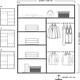 image 3 of Modern Sliding Wardrobe 120/150/180/203cm White/Black/Grey/Oak Black | 120cm