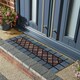 image 1 of Eco-Friendly Rubber Step Mat - Blue Border