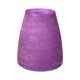 image 1 of Recycled Cloudy Frosted Glass Flower Vase - Berry - H20 x W17cm